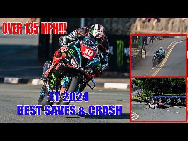 IOMTT 2024 Highlights, Crash, Best Saves - Over 130 MPH -