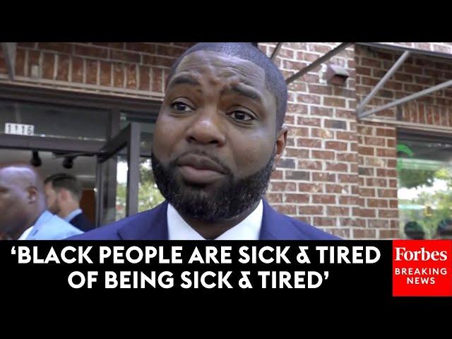 JUST IN: Byron Donalds Speaks To Press After Hosting Trump Campaign Black Business Event In Atlanta