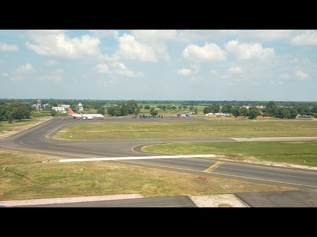 plane landing in Darbhanga airport