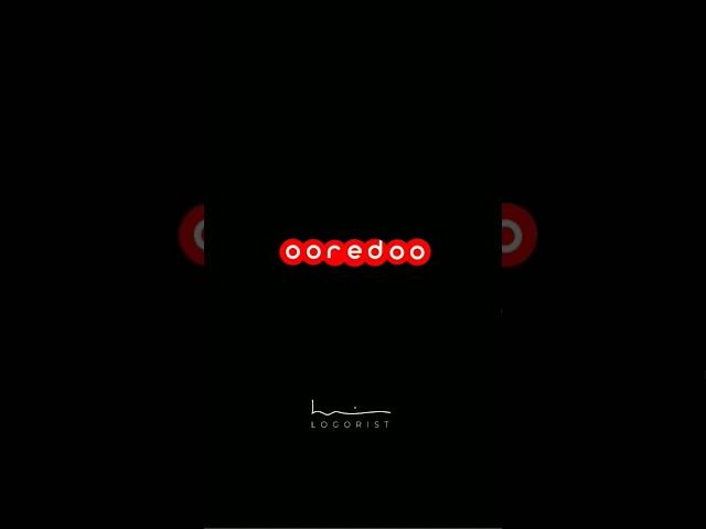 Ooredoo logo animation in aftereffects #motiongraphics #logomotion #logoanimation #aftereffects