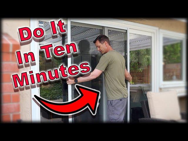 How To Replace A Screen Door - Sliding Screen Door