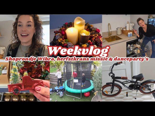 SHOPRONDJES, PEPERNOTEN BAKKEN, MISSIE HERFSTKRANS & MANIFESTEREN  | Weekvlog | Zeg maar Fem