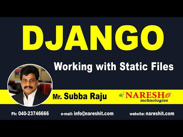 Working with Static Files in Django | Python Django Tutorial