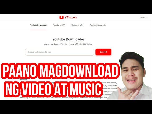 How to Download YouTube Videos and Music without APP | Paano magdownload ng Video at Music (Taglish)