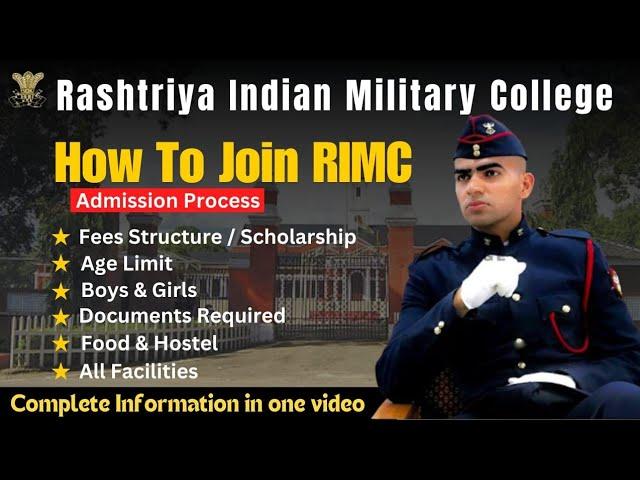 Rashtriya Indian Military college | RIMC Dehradun (complete information )