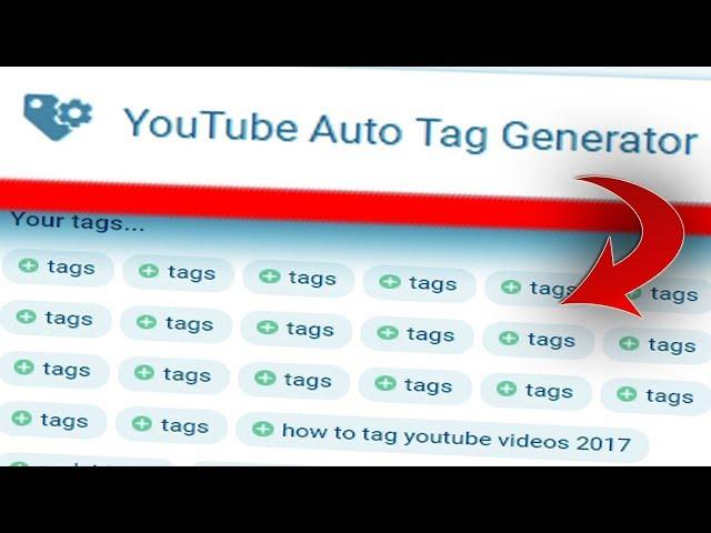 YouTube Auto Tag Generator that Guarantees More Views!