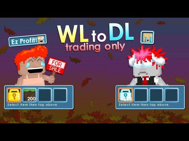 GrowTopia (BUY/SELL TRADING PROFIT) 1WL To 1 DL | Easy Trick 2024 |