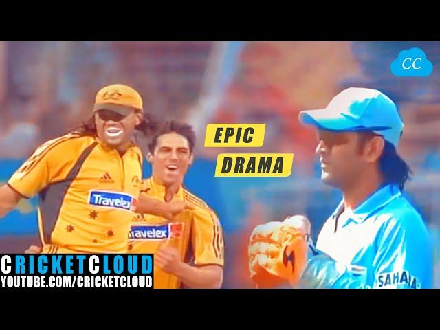 EPIC Drama | India vs Australia 2007 | Match Turning every few minutes !!