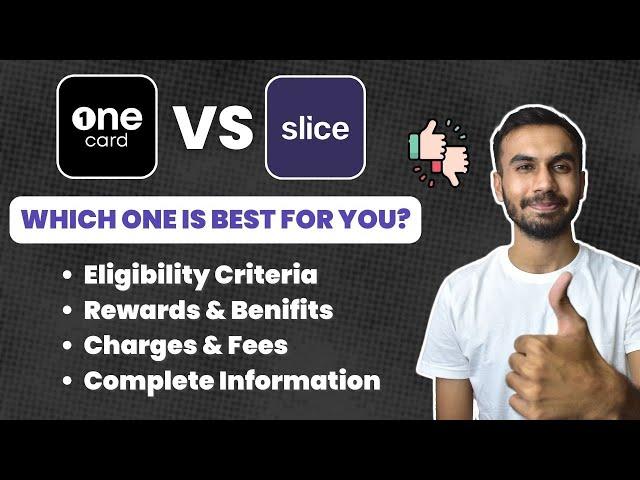 One Card Metal Credit Card vs Slice | Slice vs One Card Review