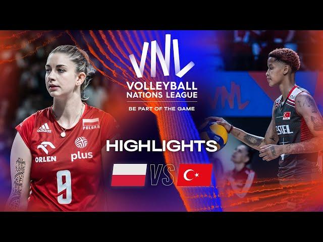  POL vs.  TUR - Highlights Week 2 | Women's VNL 2023