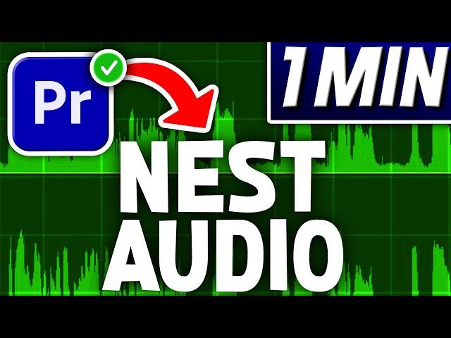 How To Nest Audio Tracks In Premiere Pro | Quick Tutorial