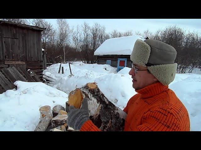 Как расколоть чурку с сучками, комель и другие