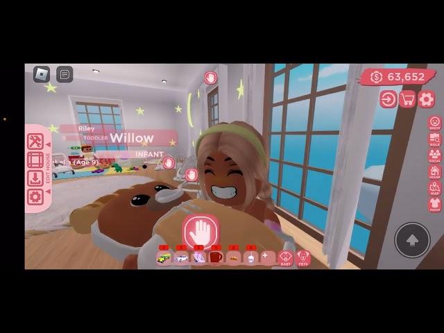 Our new morning routine with our new babies! Club Roblox roleplay