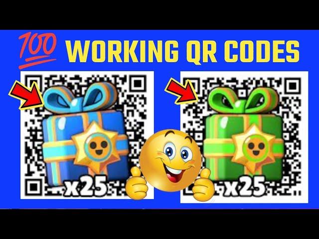 FREE! x25 LEGENDARY GIFTS  PRESENTS QR CODES  | BRAWL STARS QR CODES 2024 | BRAWL STARS NEW UPDATE