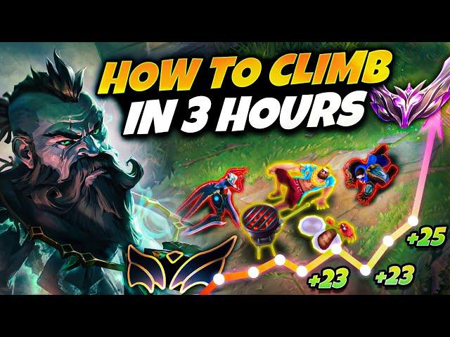 How To Climb From EMERALD To MASTER In 3 Hours! (full series)