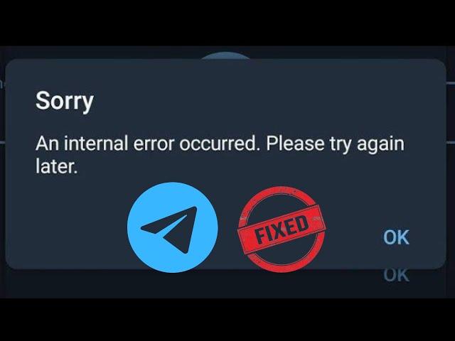 How to Fix Telegram Login Problem an Internal Error Occurred iPhone 2024