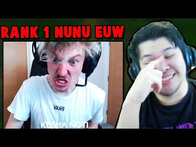 Rank 1 Nunu NA reviews how the Rank 1 Nunu EUW plays (KeshaEUW)