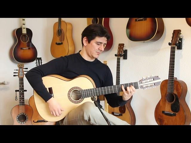 Juan Fernandez Utrera flamenco guitar 2021 - spruce/cypress - powerfull guitar - traditional style!