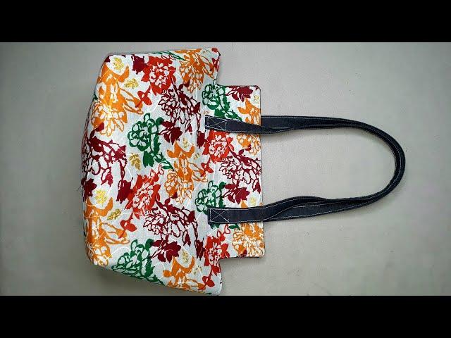  Bag Making At Home | Bag Cutting And Stitching | Cloth Bag Making | Fabric Bag Making