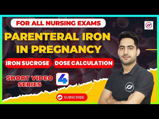 PARENTERAL IRON IN PREGNANCY | IRON SUCROSE | DOSE CALCULATION #anemia #pregnancy