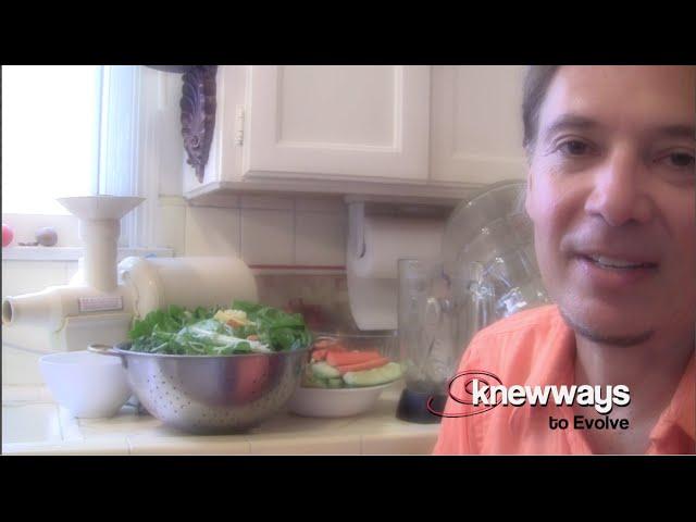 Making "Healing Green Juice" by Brian David Hardin for KnewWays