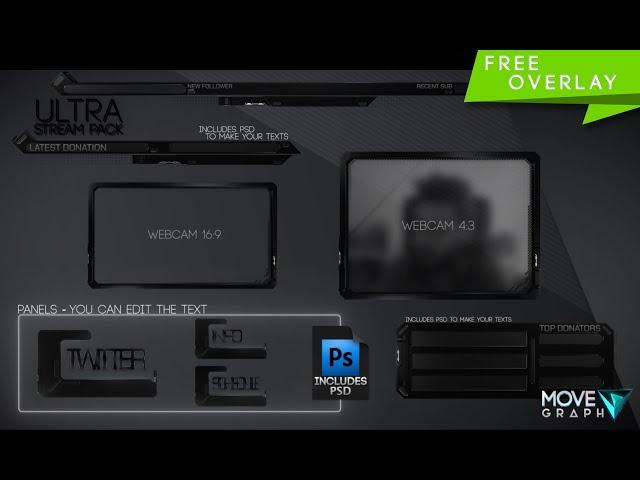 Free Twitch Overlay pack - Download now! 