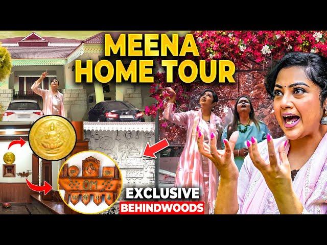 Meena-வின் கேரள Style மாளிகை வீடுசுற்றி பூங்கா..நடுவில் அரண்மணைExclusive Home Tour