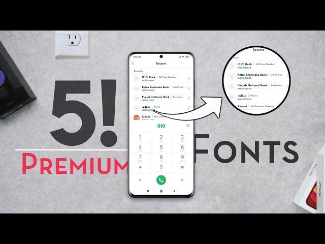 Top 5 Premium Fonts For Miui | Best Fonts Try iT 