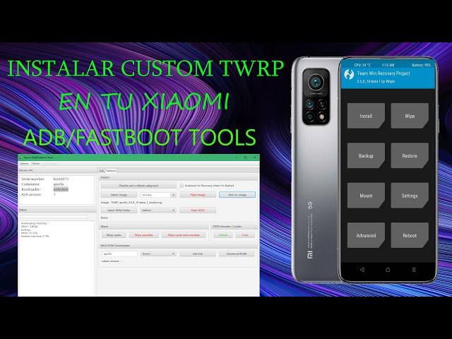 !!INSTALAR TWRP XIAOMI!! ADB/FASTBOOT/TOOLS, VALIDO PARA OTROS XIAOMIS...BOOTLOADER DESBLOQUEADO...