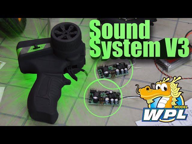 WPL Sound System V3. Приемник, регулятор, свет, звук, управление лебедкой - 5 в 1