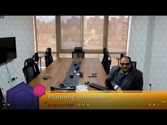 Planning  Interview Challenge No. 6 with Engineer Amit Chatterjee