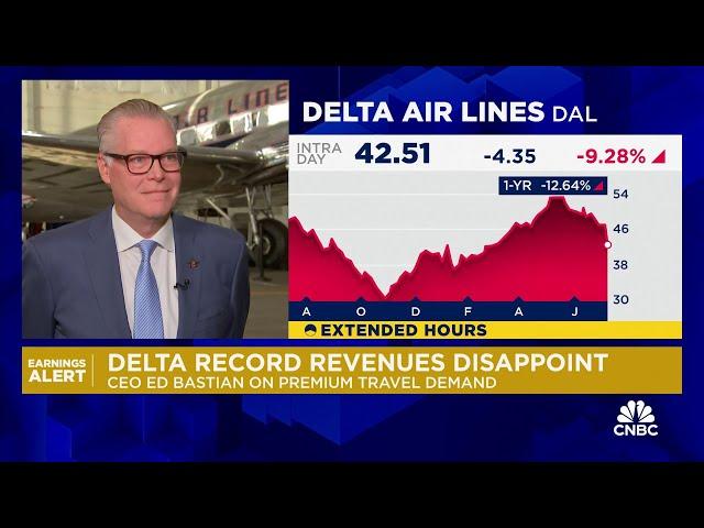 Delta Air Lines CEO Ed Bastian on Q2 results: Stellar performance across the board