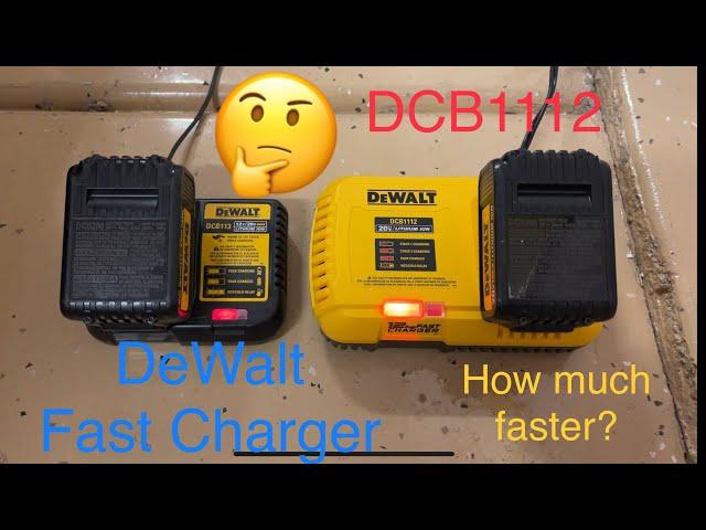 DeWalt Fast Charger comparison DCB1112