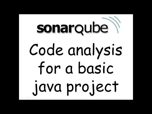 How to analyze code quality using SonarQube |  Easy tutorial