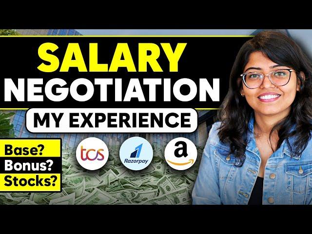 My HONEST Salary Negotiation Experience  after switching from Amazon | Anshika Gupta