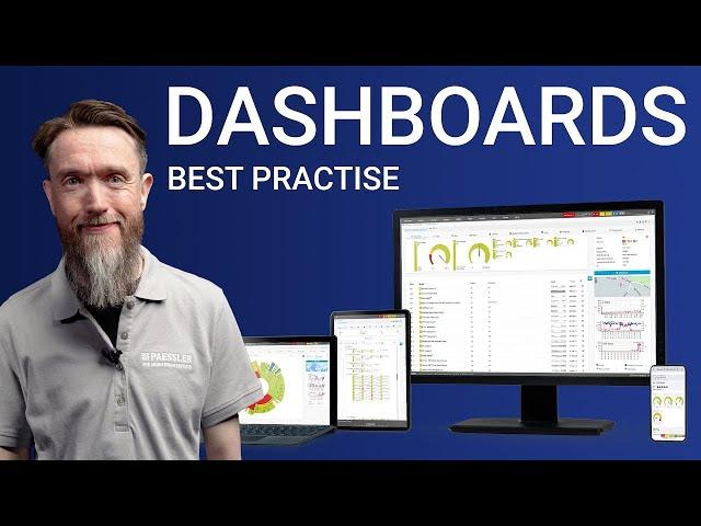 DASHBOARDS for IT monitoring (best solution with PRTG)