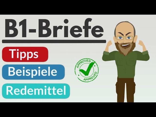 B1 Briefe schreiben | TELC B1 Prüfung | DTZ