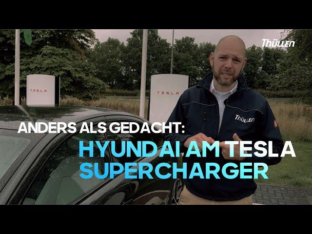 Anders als gedacht: Hyundai am Tesla Supercharger