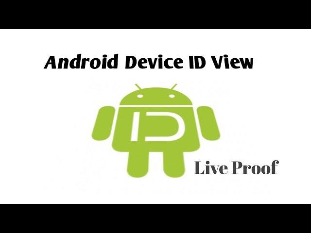 How to find android device id, device id, get your Android device id easily, find android id