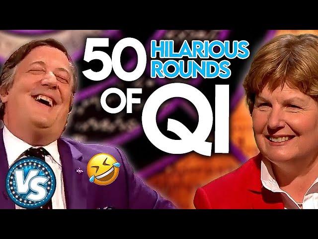 50 HILARIOUS Rounds Of QI! With Stephen Fry and Sandi Toksvig