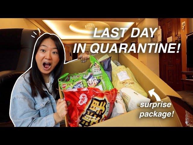 A DAY IN MY LIFE IN TAIWAN QUARANTINE!!  (surprise mail, Chinese class, quarantine food)