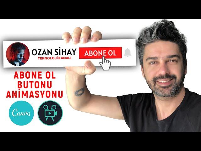 Youtube ABONE OL Butonu Animasyonu Nasıl Yapılır? | MOVAVI & CANVA