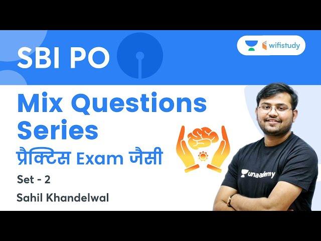 Mix Question Series | Set - 2 | Maths | SBI PO | wifistudy | Sahil Khandelwal