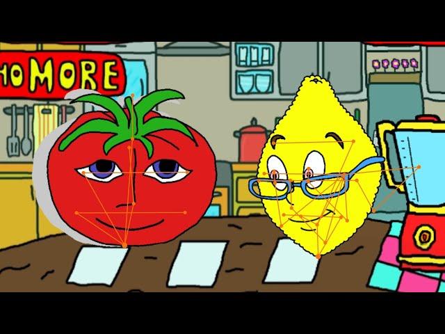 Mr Tomato and Ms. Lemon meet up Animated (original in Desc)