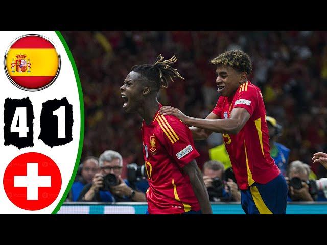 Spain vs Switzerland 4-1 | All Goals & Highlights 2024 HD