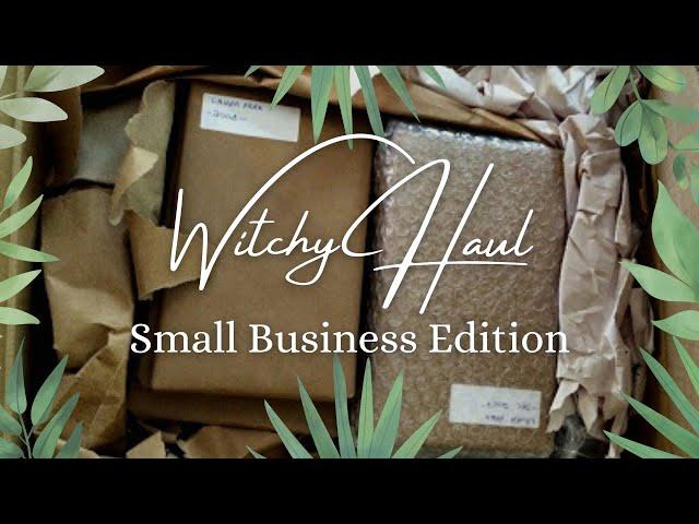 WITCHY HAUL: Small Business Edition! || TONS of Occult Themed Items & Witchcraft Supplies