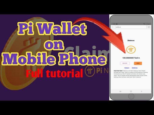 How to create pi wallet in mobile phone | Step by Step Tutorial