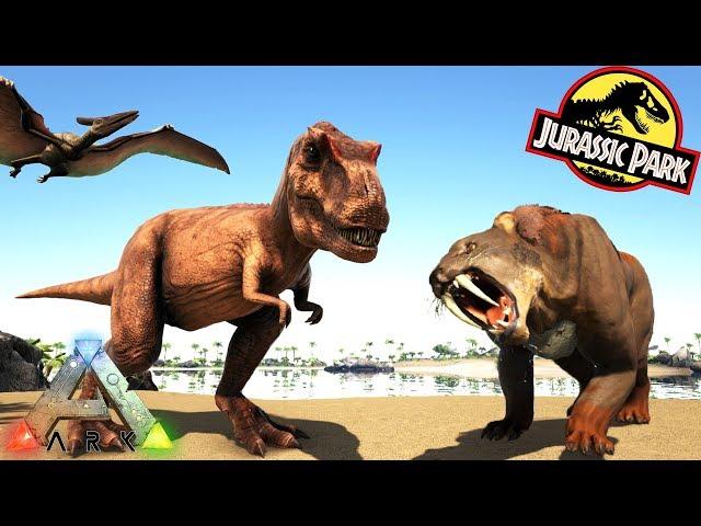 ALBERTOSAURUS, NEW PTERANODON & SABER (SMILODON)!! Ark Survival Evolved Jurassic Park Expansion Mod