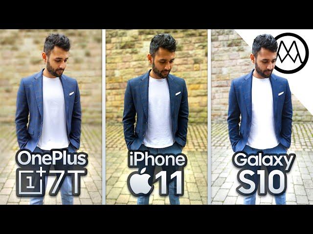 OnePlus 7T vs iPhone 11 vs Samsung S10 Camera Test Comparison!