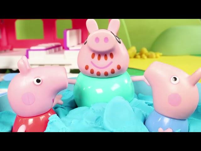 Peppa Pig | HasTV Play | Raincloud at the Petting Farm | Kids Fun